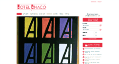 Desktop Screenshot of anacohotel.com