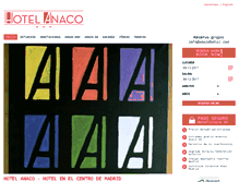 Tablet Screenshot of anacohotel.com
